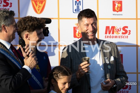  01.09.2024 WARSZAWA<br />
CEREMONIA WRECZENIA ORDERU USMIECHU ROBERTOWI LEWANDOWSKIEMU<br />
N/Z MAREK MICHALAK ROBERT LEWANDOWSKI<br />
FOT. MARCIN BANASZKIEWICZ/FOTONEWS  