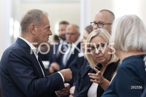  10.09.2024 WARSZAWA<br />
POSIEDZENIE RADY MINISTROW<br />
N/Z DONALD TUSK PAULINA HENNIG KLOSKA<br />
 