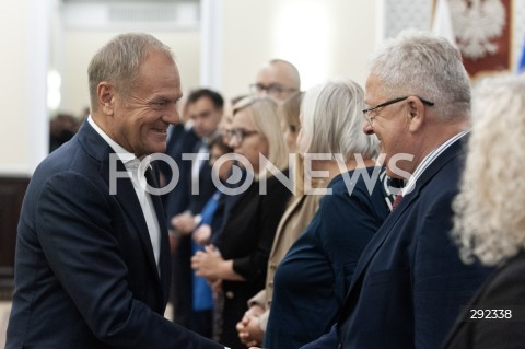  10.09.2024 WARSZAWA<br />
POSIEDZENIE RADY MINISTROW<br />
N/Z DONALD TUSK CZESLAW SIEKIERSKI<br />
 