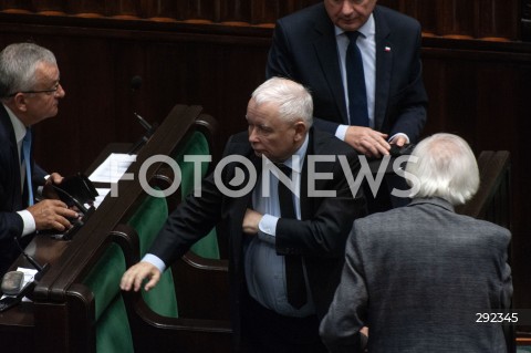  25.09.2024 WARSZAWA<br />
POSIEDZENIE SEJMU<br />
N/Z JAROSLAW KACZYNSKI<br />
 