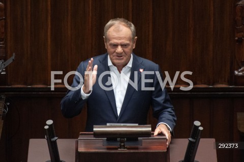  25.09.2024 WARSZAWA<br />
POSIEDZENIE SEJMU<br />
N/Z PREMIER DONALD TUSK<br />
 