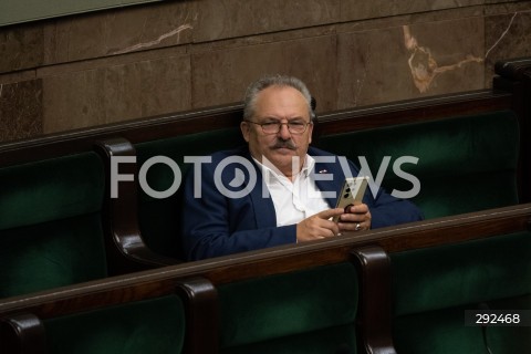  27.09.2024 WARSZAWA<br />
POSIEDZENIE SEJMU RP<br />
N/Z MAREK JAKUBIAK<br />
FOT. MARCIN BANASZKIEWICZ/FOTONEWS  