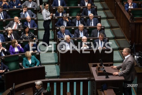  27.09.2024 WARSZAWA<br />
POSIEDZENIE SEJMU RP<br />
N/Z JAROSLAW RZEPA JAROSLAW KACZYNSKI<br />
FOT. MARCIN BANASZKIEWICZ/FOTONEWS  