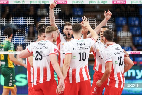  28.09.2024 RZESZOW <br />
SIATKOWKA MEZCZYZN <br />
PLUSLIGA SEZON 2024/2025 <br />
PLUS LIGA POLISH MEN VOLLEYBALL LEAGUE <br />
MECZ ASSECO RESOVIA - ALURON CMC WARTA ZAWIERCIE <br />
N/Z KAROL KLOS RADOSC EMOCJE <br />
 