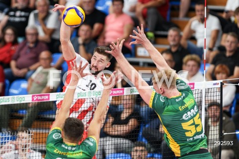  28.09.2024 RZESZOW <br />
SIATKOWKA MEZCZYZN <br />
PLUSLIGA SEZON 2024/2025 <br />
PLUS LIGA POLISH MEN VOLLEYBALL LEAGUE <br />
MECZ ASSECO RESOVIA - ALURON CMC WARTA ZAWIERCIE <br />
N/Z BARTOSZ BEDNORZ <br />
 