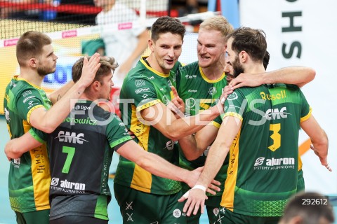  28.09.2024 RZESZOW <br />
SIATKOWKA MEZCZYZN <br />
PLUSLIGA SEZON 2024/2025 <br />
PLUS LIGA POLISH MEN VOLLEYBALL LEAGUE <br />
MECZ ASSECO RESOVIA - ALURON CMC WARTA ZAWIERCIE <br />
N/Z KYLE ENSING BARTOSZ KWOLEK MILOSZ ZNISZCZOL RADOSC EMOCJE <br />
 