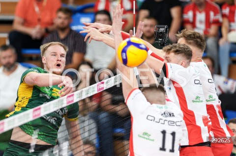  28.09.2024 RZESZOW <br />
SIATKOWKA MEZCZYZN <br />
PLUSLIGA SEZON 2024/2025 <br />
PLUS LIGA POLISH MEN VOLLEYBALL LEAGUE <br />
MECZ ASSECO RESOVIA - ALURON CMC WARTA ZAWIERCIE <br />
N/Z KYLE ENSING <br />
 