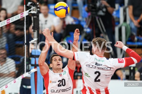  28.09.2024 RZESZOW <br />
SIATKOWKA MEZCZYZN <br />
PLUSLIGA SEZON 2024/2025 <br />
PLUS LIGA POLISH MEN VOLLEYBALL LEAGUE <br />
MECZ ASSECO RESOVIA - ALURON CMC WARTA ZAWIERCIE <br />
N/Z GREGOR ROPRET <br />
 