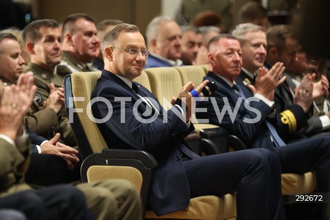  02.10.2024 WARSZAWA<br />
INAUGURACJA ROKU AKADEMICKIEGO NA WOJSKOWEJ AKADEMII TECHNICZNEJ Z UDZIALEM PREZYDENTA RP<br />
N/Z ANDRZEJ DUDA<br />
FOT. ANTONI BYSZEWSKI/FOTONEWS 