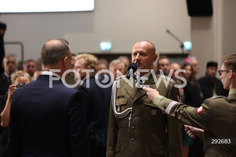  02.10.2024 WARSZAWA<br />
INAUGURACJA ROKU AKADEMICKIEGO NA WOJSKOWEJ AKADEMII TECHNICZNEJ Z UDZIALEM PREZYDENTA RP<br />
N/Z PIOTR KURZYK <br />
FOT. ANTONI BYSZEWSKI/FOTONEWS 