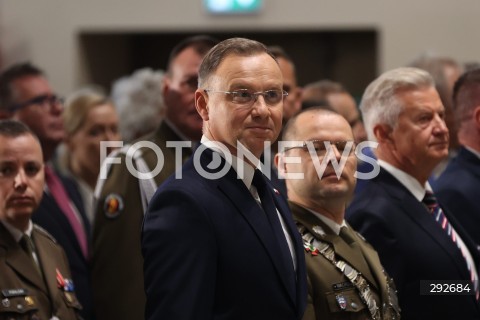  02.10.2024 WARSZAWA<br />
INAUGURACJA ROKU AKADEMICKIEGO NA WOJSKOWEJ AKADEMII TECHNICZNEJ Z UDZIALEM PREZYDENTA RP<br />
N/Z ANDRZEJ DUDA<br />
FOT. ANTONI BYSZEWSKI/FOTONEWS 