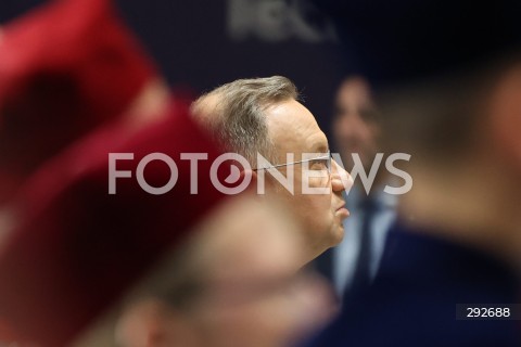  02.10.2024 WARSZAWA<br />
INAUGURACJA ROKU AKADEMICKIEGO NA WOJSKOWEJ AKADEMII TECHNICZNEJ Z UDZIALEM PREZYDENTA RP<br />
N/Z ANDRZEJ DUDA<br />
FOT. ANTONI BYSZEWSKI/FOTONEWS 