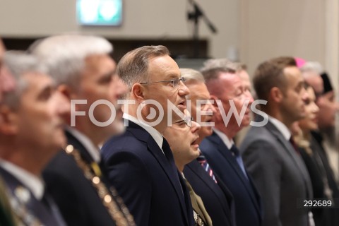  02.10.2024 WARSZAWA<br />
INAUGURACJA ROKU AKADEMICKIEGO NA WOJSKOWEJ AKADEMII TECHNICZNEJ Z UDZIALEM PREZYDENTA RP<br />
N/Z ANDRZEJ DUDA<br />
FOT. ANTONI BYSZEWSKI/FOTONEWS 