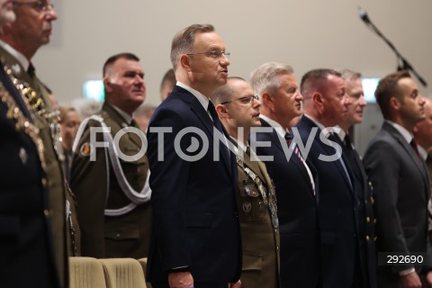  02.10.2024 WARSZAWA<br />
INAUGURACJA ROKU AKADEMICKIEGO NA WOJSKOWEJ AKADEMII TECHNICZNEJ Z UDZIALEM PREZYDENTA RP<br />
N/Z ANDRZEJ DUDA<br />
FOT. ANTONI BYSZEWSKI/FOTONEWS 