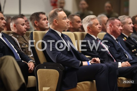  02.10.2024 WARSZAWA<br />
INAUGURACJA ROKU AKADEMICKIEGO NA WOJSKOWEJ AKADEMII TECHNICZNEJ Z UDZIALEM PREZYDENTA RP<br />
N/Z ANDRZEJ DUDA<br />
FOT. ANTONI BYSZEWSKI/FOTONEWS 