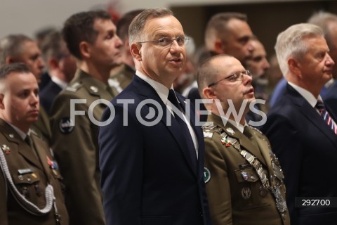  02.10.2024 WARSZAWA<br />
INAUGURACJA ROKU AKADEMICKIEGO NA WOJSKOWEJ AKADEMII TECHNICZNEJ Z UDZIALEM PREZYDENTA RP<br />
N/Z ANDRZEJ DUDA PRZEMYSLAW WACHULAK<br />
FOT. ANTONI BYSZEWSKI/FOTONEWS 