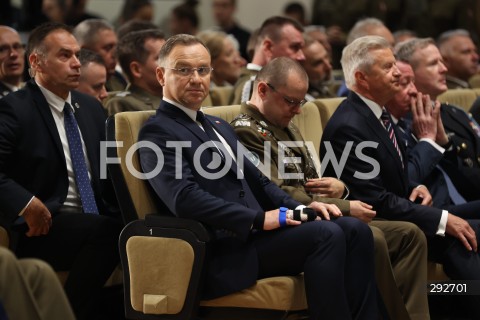  02.10.2024 WARSZAWA<br />
INAUGURACJA ROKU AKADEMICKIEGO NA WOJSKOWEJ AKADEMII TECHNICZNEJ Z UDZIALEM PREZYDENTA RP<br />
N/Z ANDRZEJ DUDA<br />
FOT. ANTONI BYSZEWSKI/FOTONEWS 