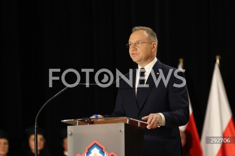  02.10.2024 WARSZAWA<br />
INAUGURACJA ROKU AKADEMICKIEGO NA WOJSKOWEJ AKADEMII TECHNICZNEJ Z UDZIALEM PREZYDENTA RP<br />
N/Z ANDRZEJ DUDA<br />
FOT. ANTONI BYSZEWSKI/FOTONEWS 