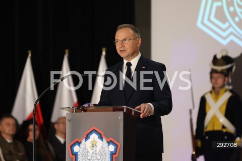  02.10.2024 WARSZAWA<br />
INAUGURACJA ROKU AKADEMICKIEGO NA WOJSKOWEJ AKADEMII TECHNICZNEJ Z UDZIALEM PREZYDENTA RP<br />
N/Z ANDRZEJ DUDA<br />
FOT. ANTONI BYSZEWSKI/FOTONEWS 