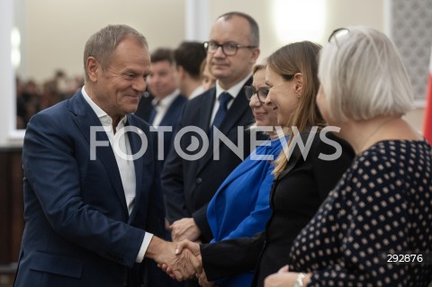  14.10.2024 WARSZAWA<br />
POSIEDZENIE RADY MINISTROW<br />
N/Z PREMIER DONALD TUSK KATARZYNA PELCZYNSKA NALECZ<br />
 