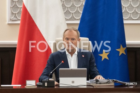  14.10.2024 WARSZAWA<br />
POSIEDZENIE RADY MINISTROW<br />
N/Z PREMIER DONALD TUSK<br />
 