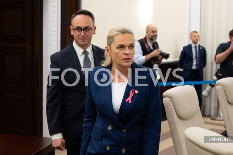  14.10.2024 WARSZAWA<br />
POSIEDZENIE RADY MINISTROW<br />
N/Z DARIUSZ KLIMCZAK BARBARA NOWACKA<br />
FOT. MARCIN BANASZKIEWICZ/FOTONEWS  