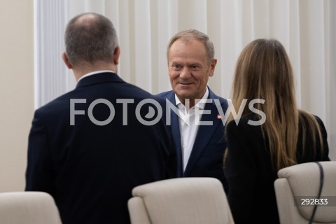  14.10.2024 WARSZAWA<br />
POSIEDZENIE RADY MINISTROW<br />
N/Z PREMIER DONALD TUSK<br />
FOT. MARCIN BANASZKIEWICZ/FOTONEWS  