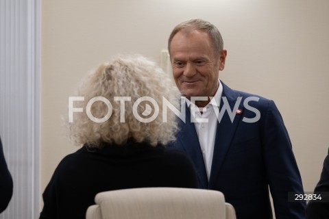  14.10.2024 WARSZAWA<br />
POSIEDZENIE RADY MINISTROW<br />
N/Z PREMIER DONALD TUSK<br />
FOT. MARCIN BANASZKIEWICZ/FOTONEWS  