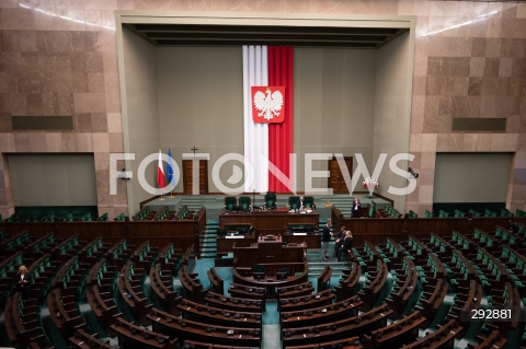  16.10.2024 WARSZAWA<br />
POSIEDZENIE SEJMU RP<br />
OREDZIE PREZYDENTA ANDRZEJA DUDY<br />
N/Z SEJM SALA PLENARNA<br />
FOT. MARCIN BANASZKIEWICZ/FOTONEWS  