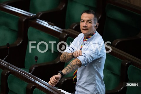  16.10.2024 WARSZAWA<br />
POSIEDZENIE SEJMU RP<br />
OREDZIE PREZYDENTA ANDRZEJA DUDY<br />
N/Z MARCIN JOZEFACIUK<br />
FOT. MARCIN BANASZKIEWICZ/FOTONEWS  