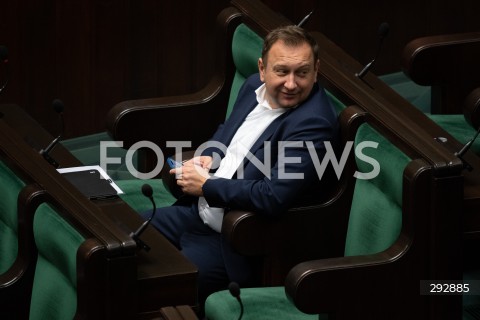  16.10.2024 WARSZAWA<br />
POSIEDZENIE SEJMU RP<br />
OREDZIE PREZYDENTA ANDRZEJA DUDY<br />
N/Z TOMASZ TRELA<br />
FOT. MARCIN BANASZKIEWICZ/FOTONEWS  