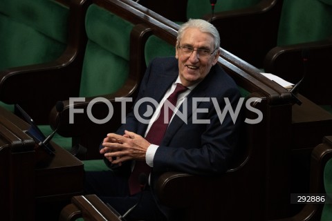  16.10.2024 WARSZAWA<br />
POSIEDZENIE SEJMU RP<br />
OREDZIE PREZYDENTA ANDRZEJA DUDY<br />
N/Z BOGUSLAW WOLOSZANSKI<br />
FOT. MARCIN BANASZKIEWICZ/FOTONEWS  