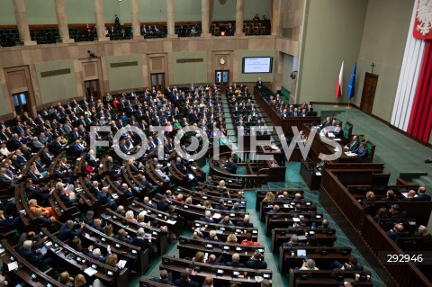  16.10.2024 WARSZAWA<br />
POSIEDZENIE SEJMU RP<br />
OREDZIE PREZYDENTA ANDRZEJA DUDY<br />
N/Z SEJM SALA PLENARNA<br />
FOT. MARCIN BANASZKIEWICZ/FOTONEWS  