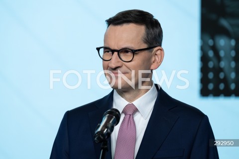  22.10.2024 WARSZAWA<br />
KONFERENCJA PRASOWA POLITYKOW PIS<br />
STOP NIELEGALNEJ MIGRACJI<br />
N/Z MATEUSZ MORAWIECKI<br />
FOT. MARCIN BANASZKIEWICZ/FOTONEWS  