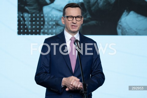  22.10.2024 WARSZAWA<br />
KONFERENCJA PRASOWA POLITYKOW PIS<br />
STOP NIELEGALNEJ MIGRACJI<br />
N/Z MATEUSZ MORAWIECKI<br />
FOT. MARCIN BANASZKIEWICZ/FOTONEWS  