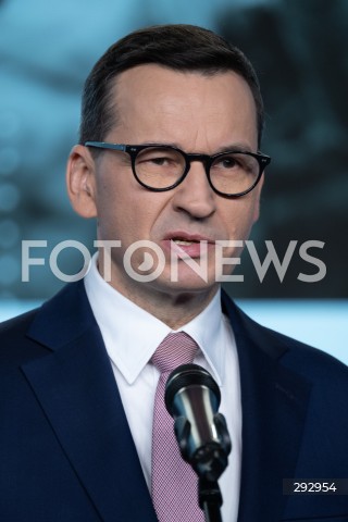  22.10.2024 WARSZAWA<br />
KONFERENCJA PRASOWA POLITYKOW PIS<br />
STOP NIELEGALNEJ MIGRACJI<br />
N/Z MATEUSZ MORAWIECKI<br />
FOT. MARCIN BANASZKIEWICZ/FOTONEWS  