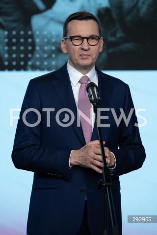  22.10.2024 WARSZAWA<br />
KONFERENCJA PRASOWA POLITYKOW PIS<br />
STOP NIELEGALNEJ MIGRACJI<br />
N/Z MATEUSZ MORAWIECKI<br />
FOT. MARCIN BANASZKIEWICZ/FOTONEWS  