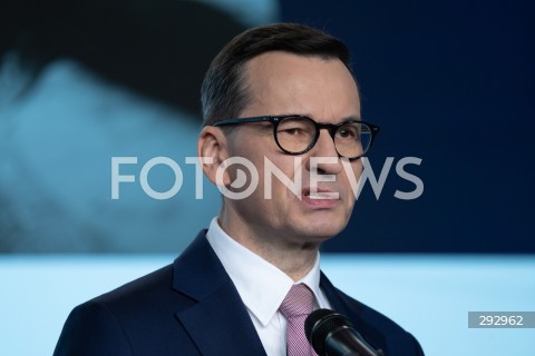  22.10.2024 WARSZAWA<br />
KONFERENCJA PRASOWA POLITYKOW PIS<br />
STOP NIELEGALNEJ MIGRACJI<br />
N/Z MATEUSZ MORAWIECKI<br />
FOT. MARCIN BANASZKIEWICZ/FOTONEWS  