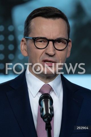  22.10.2024 WARSZAWA<br />
KONFERENCJA PRASOWA POLITYKOW PIS<br />
STOP NIELEGALNEJ MIGRACJI<br />
N/Z MATEUSZ MORAWIECKI<br />
FOT. MARCIN BANASZKIEWICZ/FOTONEWS  