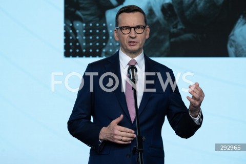  22.10.2024 WARSZAWA<br />
KONFERENCJA PRASOWA POLITYKOW PIS<br />
STOP NIELEGALNEJ MIGRACJI<br />
N/Z MATEUSZ MORAWIECKI<br />
FOT. MARCIN BANASZKIEWICZ/FOTONEWS  