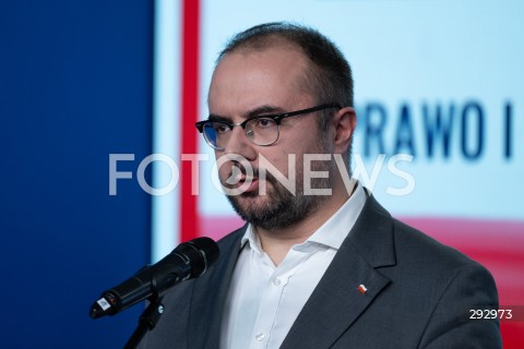  22.10.2024 WARSZAWA<br />
KONFERENCJA PRASOWA POLITYKOW PIS<br />
STOP NIELEGALNEJ MIGRACJI<br />
N/Z PAWEL JABLONSKI<br />
FOT. MARCIN BANASZKIEWICZ/FOTONEWS  