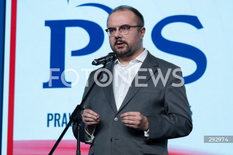  22.10.2024 WARSZAWA<br />
KONFERENCJA PRASOWA POLITYKOW PIS<br />
STOP NIELEGALNEJ MIGRACJI<br />
N/Z PAWEL JABLONSKI<br />
FOT. MARCIN BANASZKIEWICZ/FOTONEWS  