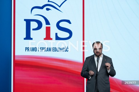  22.10.2024 WARSZAWA<br />
KONFERENCJA PRASOWA POLITYKOW PIS<br />
STOP NIELEGALNEJ MIGRACJI<br />
N/Z PAWEL JABLONSKI<br />
FOT. MARCIN BANASZKIEWICZ/FOTONEWS  