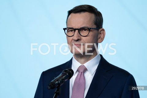  22.10.2024 WARSZAWA<br />
KONFERENCJA PRASOWA POLITYKOW PIS<br />
STOP NIELEGALNEJ MIGRACJI<br />
N/Z MATEUSZ MORAWIECKI<br />
FOT. MARCIN BANASZKIEWICZ/FOTONEWS  