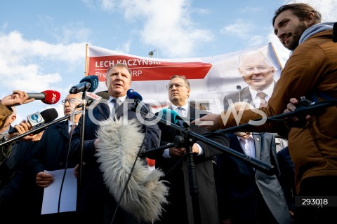  23.10.2024 GDANSK<br />
KONFERENCJA PIS W SPRAWIE ZMIANY NAZWY ULICY PREZYDENTA LECHA KACZYNSKIEGO W GDANSKU<br />
N/Z JACEK KURSKI<br />
 