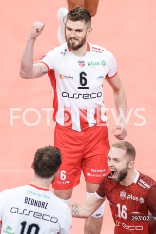  03.11.2024 RZESZOW<br />
SIATKOWKA MEZCZYZN<br />
PLUSLIGA SEZON 2024/2025<br />
PLUS LIGA POLISH MEN VOLLEYBALL LEAGUE<br />
MECZ ASSECO RESOVIA - CUPRUM STILON GORZOW <br />
N/Z KAROL KLOS PAWEL ZATORSKI RADOSC EMOCJE <br />
 