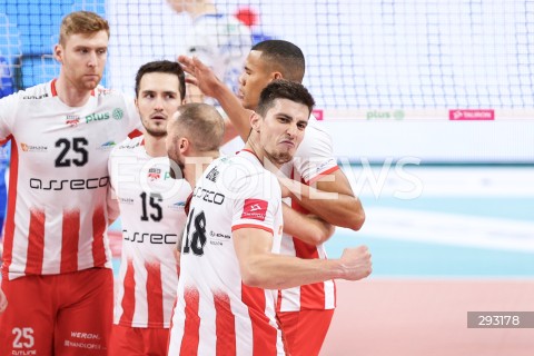  03.11.2024 RZESZOW<br />
SIATKOWKA MEZCZYZN<br />
PLUSLIGA SEZON 2024/2025<br />
PLUS LIGA POLISH MEN VOLLEYBALL LEAGUE<br />
MECZ ASSECO RESOVIA - CUPRUM STILON GORZOW <br />
N/Z KLEMEN CEBULJ RADOSC EMOCJE <br />
 