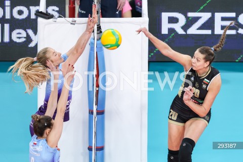  06.11.2024 RZESZOW <br />
SIATKOWKA <br />
SIATKOWKA LIGA MISTRZYN <br />
CEV CHAMPIONS LEAGUE VOLLEY 2025 WOMEN <br />
MECZ DEVELOPRES RZESZOW - MARITZA PLOVDIV <br />
N/Z IVA DUDOVA MARRIT JASPER <br />
 