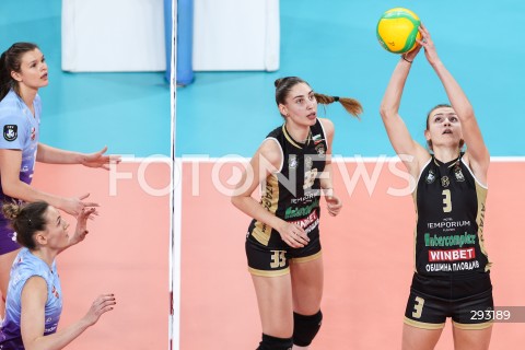  06.11.2024 RZESZOW <br />
SIATKOWKA <br />
SIATKOWKA LIGA MISTRZYN <br />
CEV CHAMPIONS LEAGUE VOLLEY 2025 WOMEN <br />
MECZ DEVELOPRES RZESZOW - MARITZA PLOVDIV <br />
N/Z LORA SLAVCHEVA KIWKA KAYA NIKOLOVA <br />
 