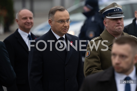  11.11..2024 WARSZAWA<br />
OBCHODY NARODOWEGO SWIETA NIEPODLEGLOSCI<br />
N/Z PREZYDENT ANDRZEJ DUDA<br />
FOT. MARCIN BANASZKIEWICZ/FOTONEWS  